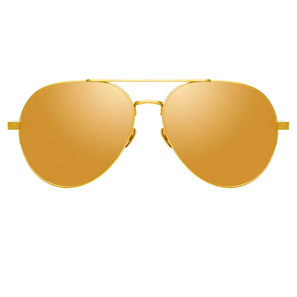 Linda Farrow Elgin C2 Aviator Sunglasses