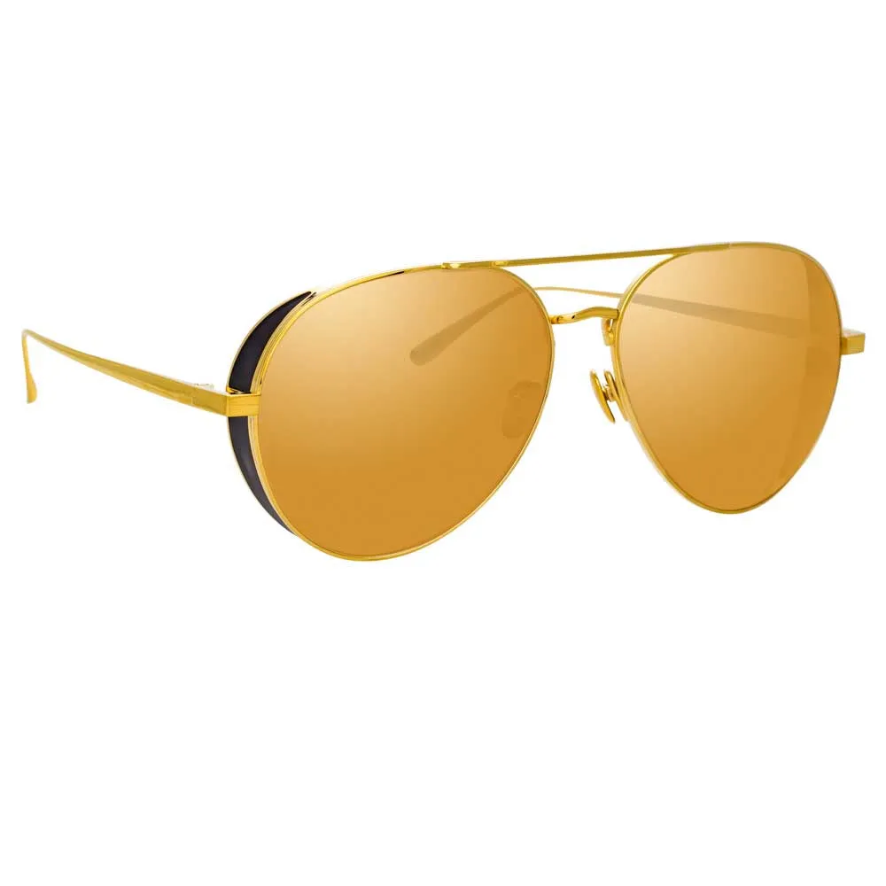 Linda Farrow Elgin C2 Aviator Sunglasses