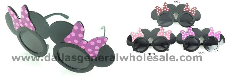 Little Girls Mini Mouse Inspired Sunglasses Wholesale