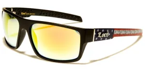 LOCS USA FLAG PRINT SUNGLASSES