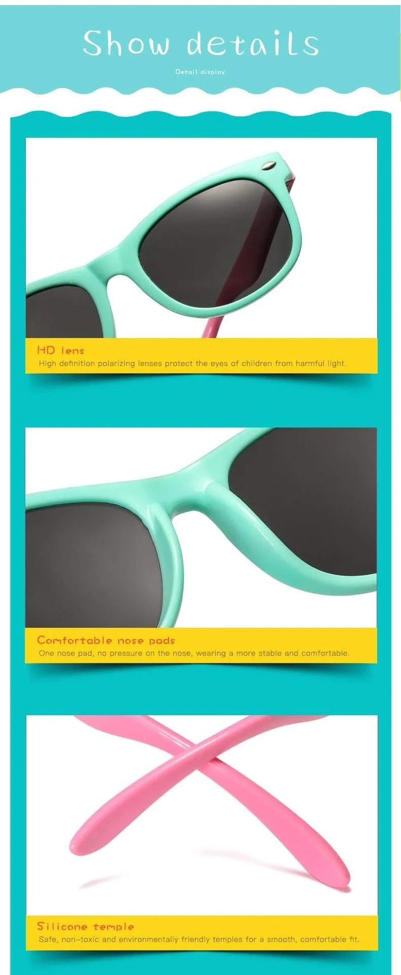 LONG KEEPER Baby Sunglasses