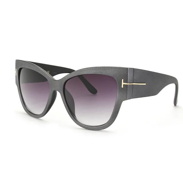 Luxury Brand Designer Women Sunglasses Oversize Acetate Cat Eye Sun Glasses Sexy Shades ss649