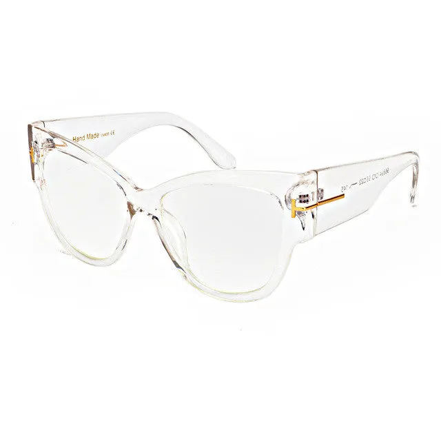 Luxury Brand Designer Women Sunglasses Oversize Acetate Cat Eye Sun Glasses Sexy Shades ss649