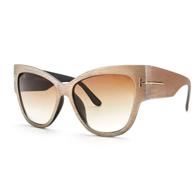 Luxury Brand Designer Women Sunglasses Oversize Acetate Cat Eye Sun Glasses Sexy Shades ss649