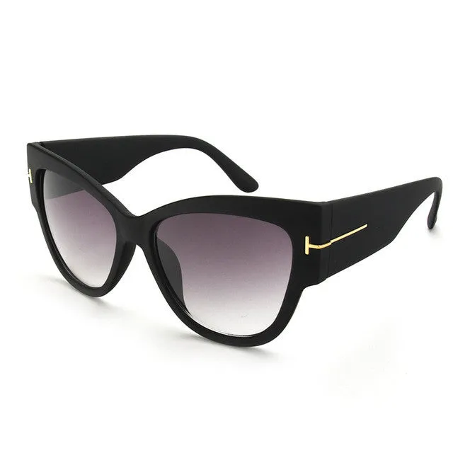 Luxury Brand Designer Women Sunglasses Oversize Acetate Cat Eye Sun Glasses Sexy Shades ss649