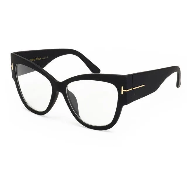Luxury Brand Designer Women Sunglasses Oversize Acetate Cat Eye Sun Glasses Sexy Shades ss649