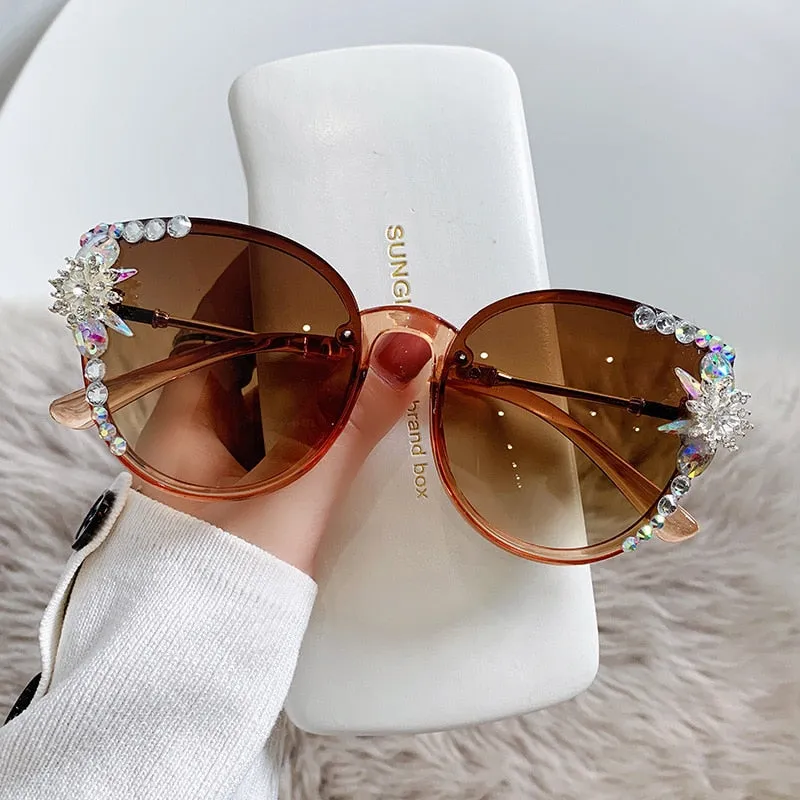 Luxury Fashion Round Sunglasses for Women