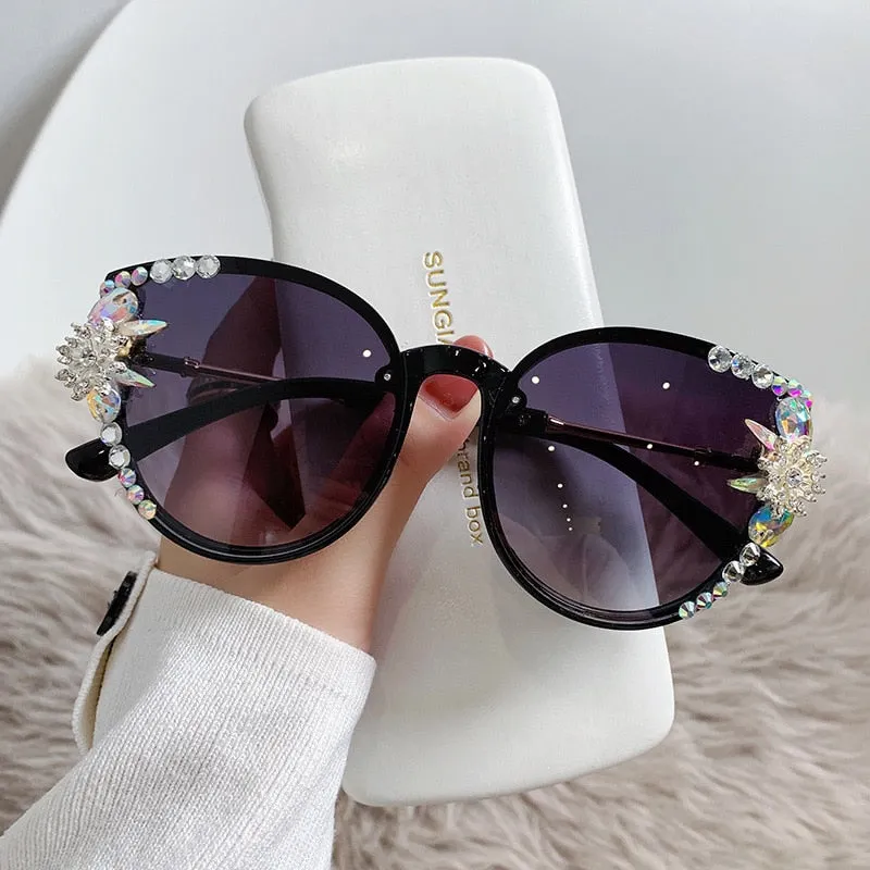 Luxury Fashion Round Sunglasses for Women