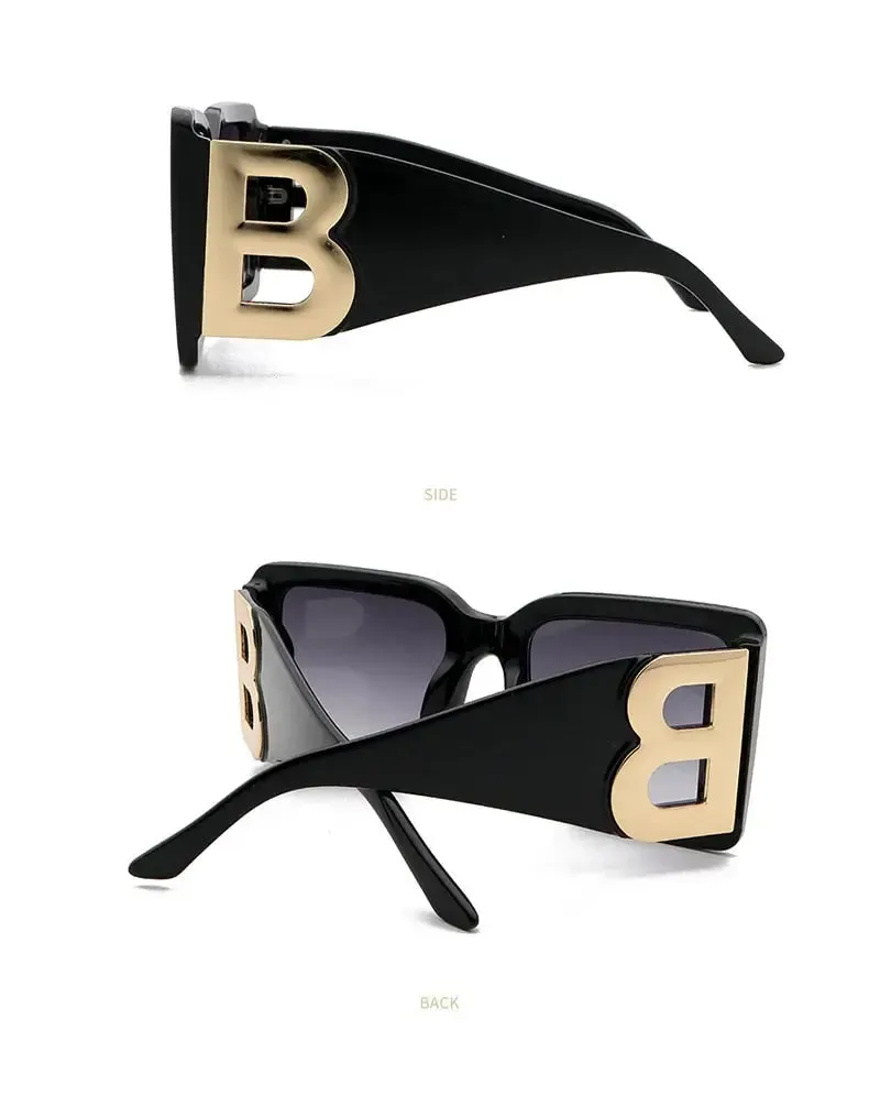 Luxury Oversize B Glasses