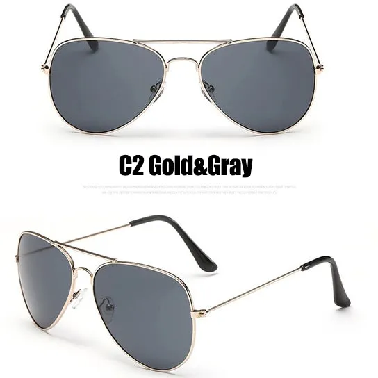Luxury Style Vintage Mirror Lens Aviator Sunglasses