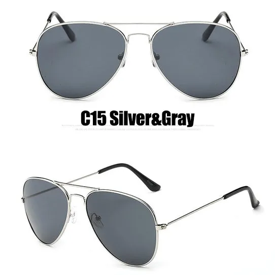 Luxury Style Vintage Mirror Lens Aviator Sunglasses