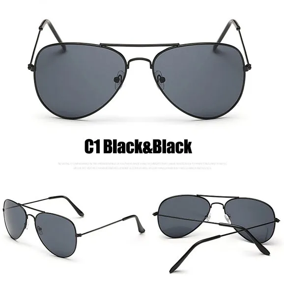 Luxury Style Vintage Mirror Lens Aviator Sunglasses