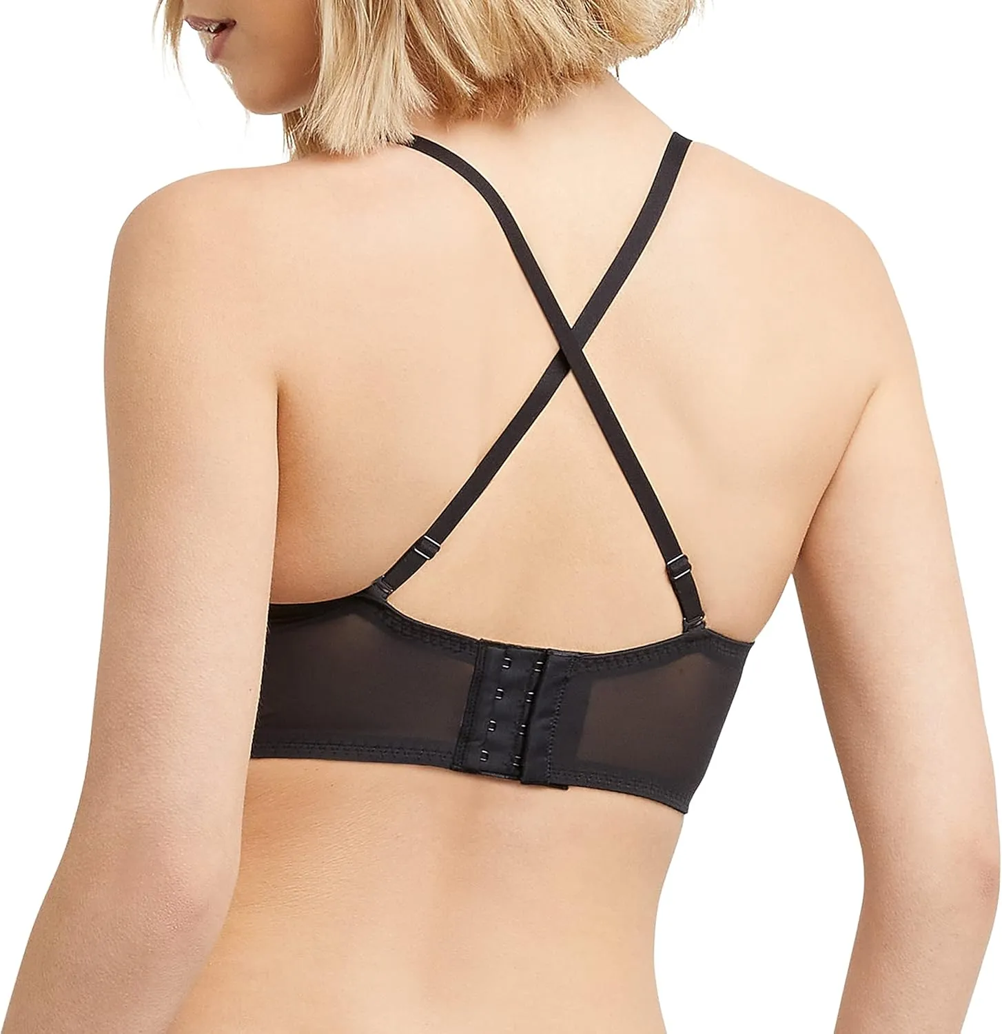 Maidenform Women's Wireless Bralette, Pure Comfort Lace Longline Bra, Convertible Bra for Women