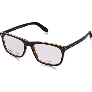 Marc Jacobs Men's Eyeglasses - Black Square Full-Rim Plastic Frame | MARC394 807