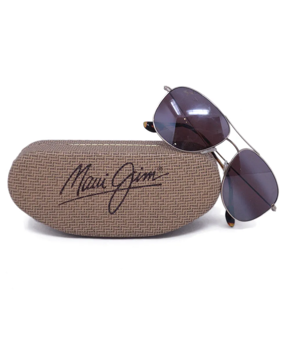Maui Jim Brown & Gold Sunglasses