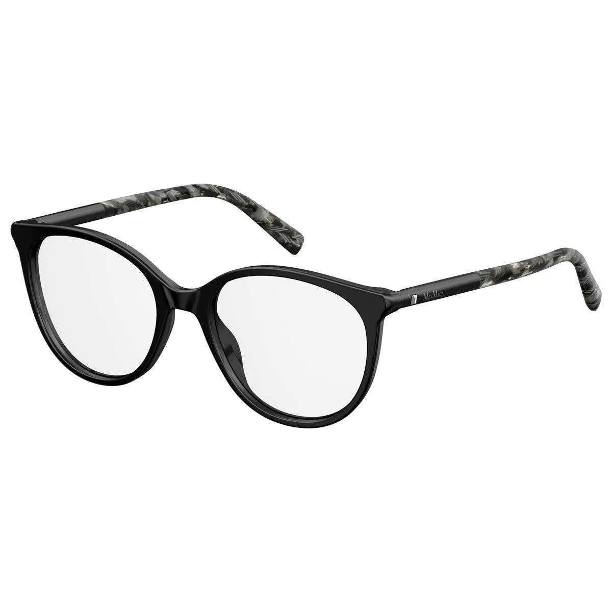 Max Mara Women's Eyeglasses - Gold Blue Text Plastic Frame | MM1312-01EO-51-18-140