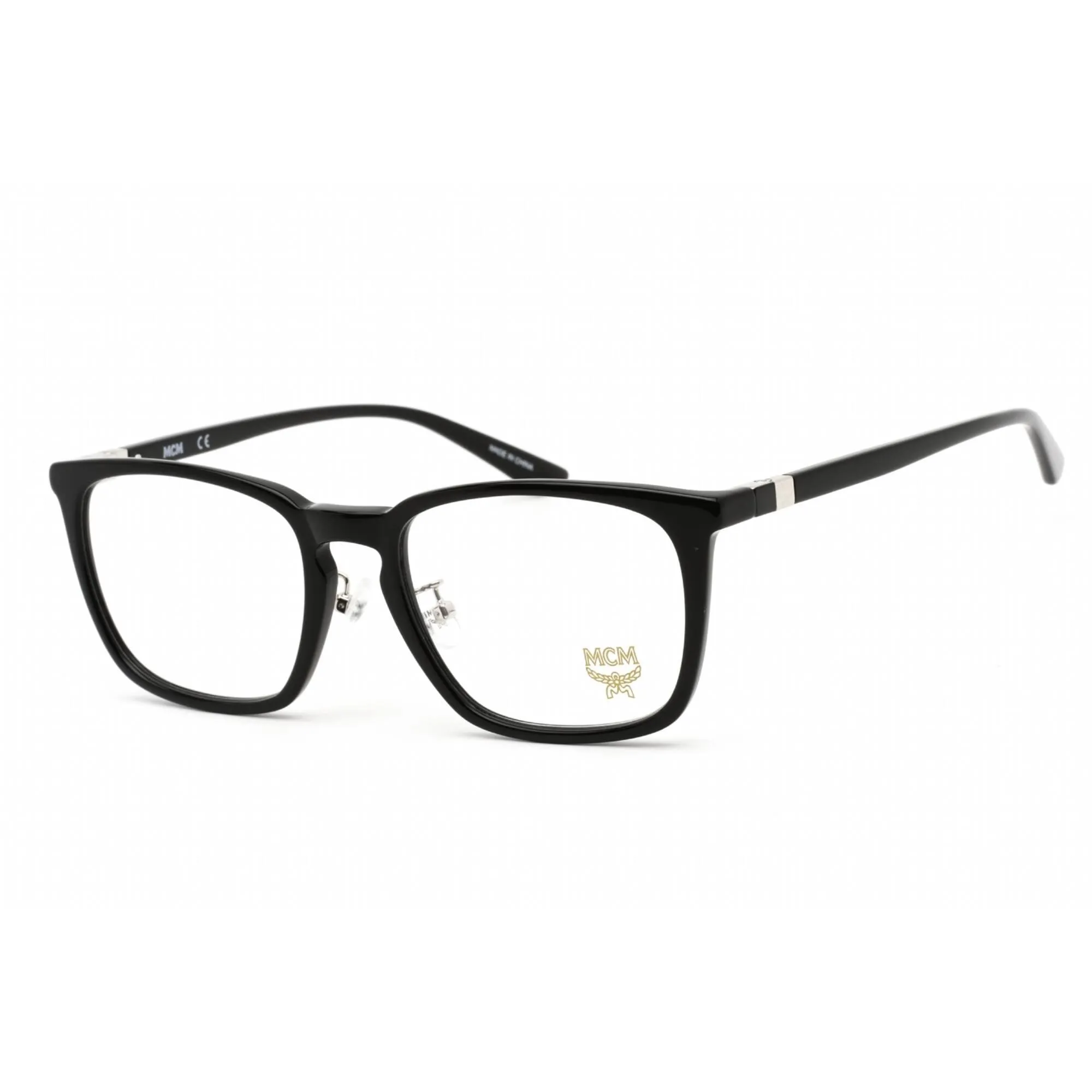 Mcm Unisex Eyeglasses - Clear Demo Lens Black Plastic Square Full Rim | MCM2721A 001