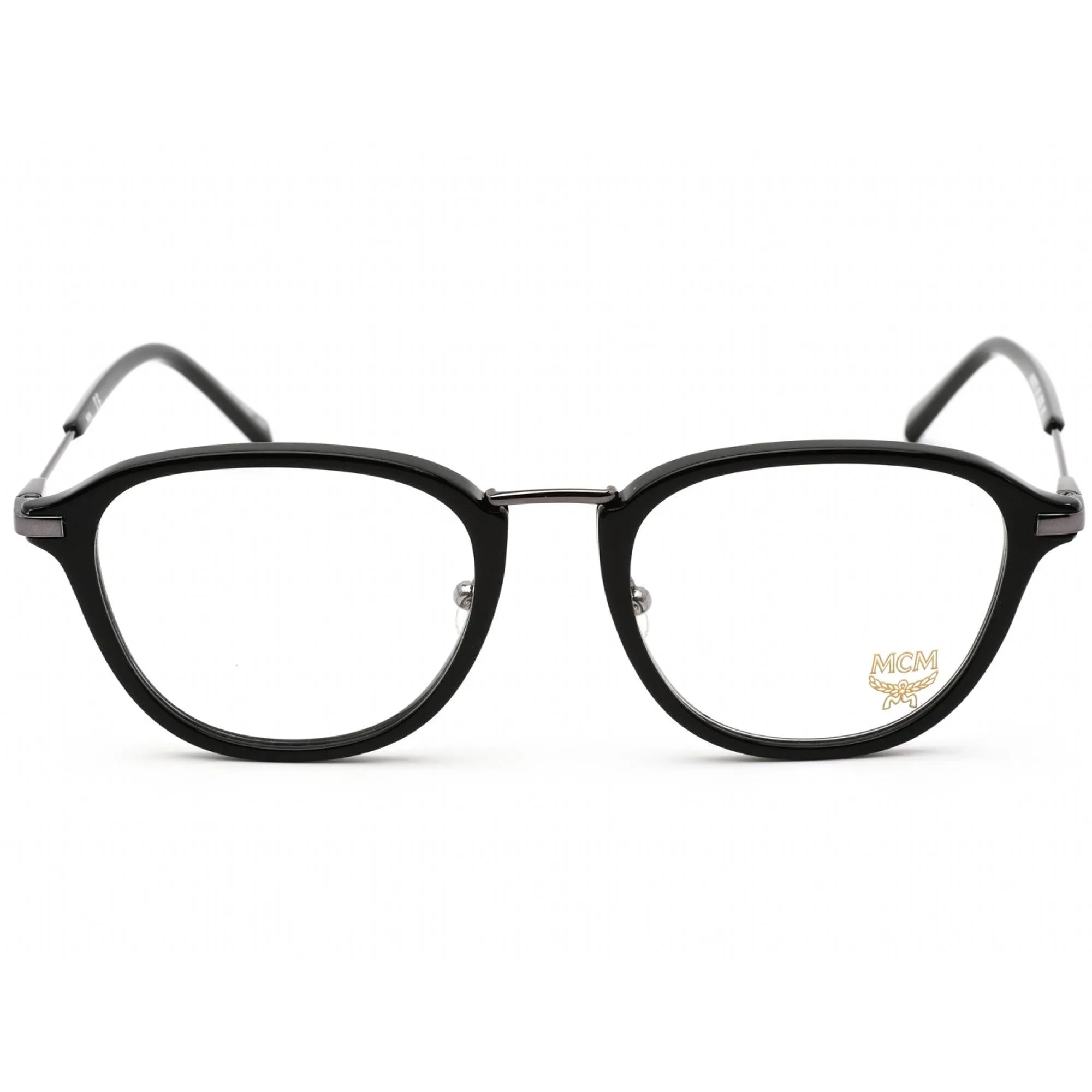 MCM Unisex Eyeglasses - Clear Lens Black Acetate/Metal Square Frame | MCM2703 001