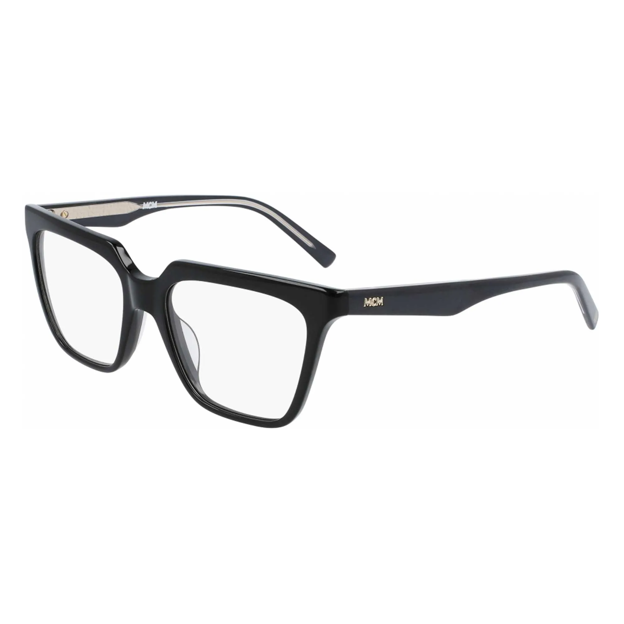 MCM Women's Eyeglasses - Black Square Full-Rim Zyl Frame Clear Lens | MCM2716 001