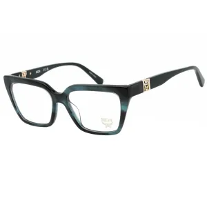 MCM Women's Eyeglasses - Blue Horn Cat-Eye Full-Rim Frame Clear Lens | MCM2729 407