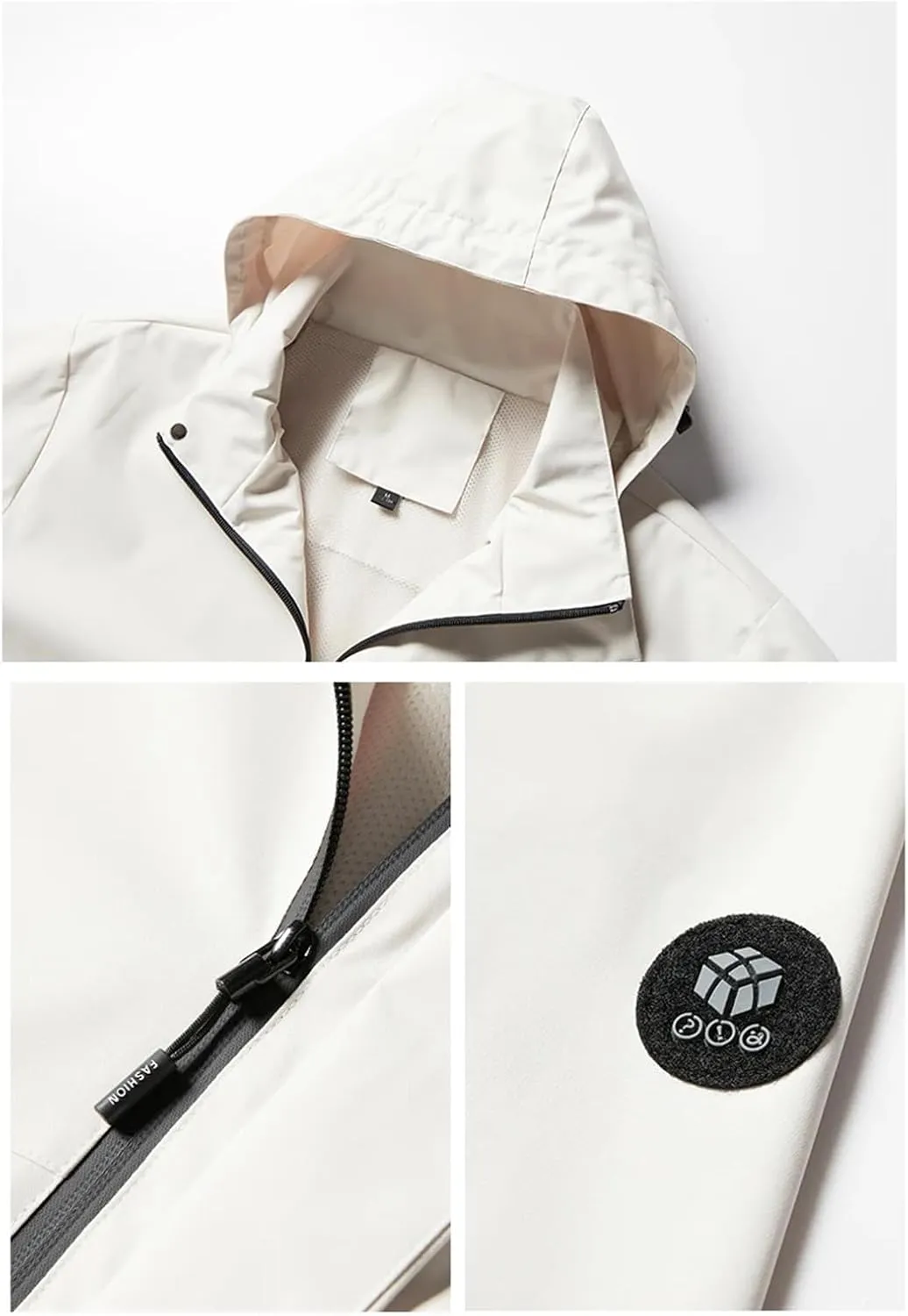 Men Outdoor Sports Coats Climbing Trekking Windbreaker Travel Waterproof Black Camping Hiking Jacket