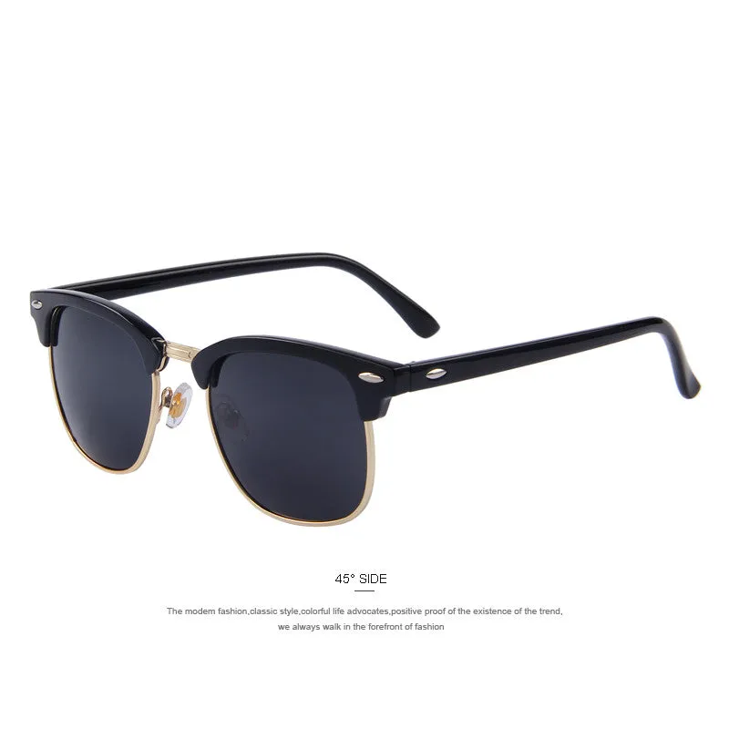 Men Retro Rivet Polarized Sunglasses Classic Brand Designer Unisex Sunglasses UV400