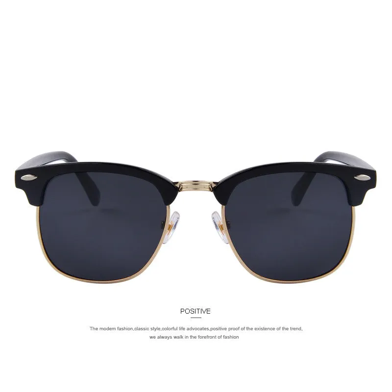 Men Retro Rivet Polarized Sunglasses Classic Brand Designer Unisex Sunglasses UV400