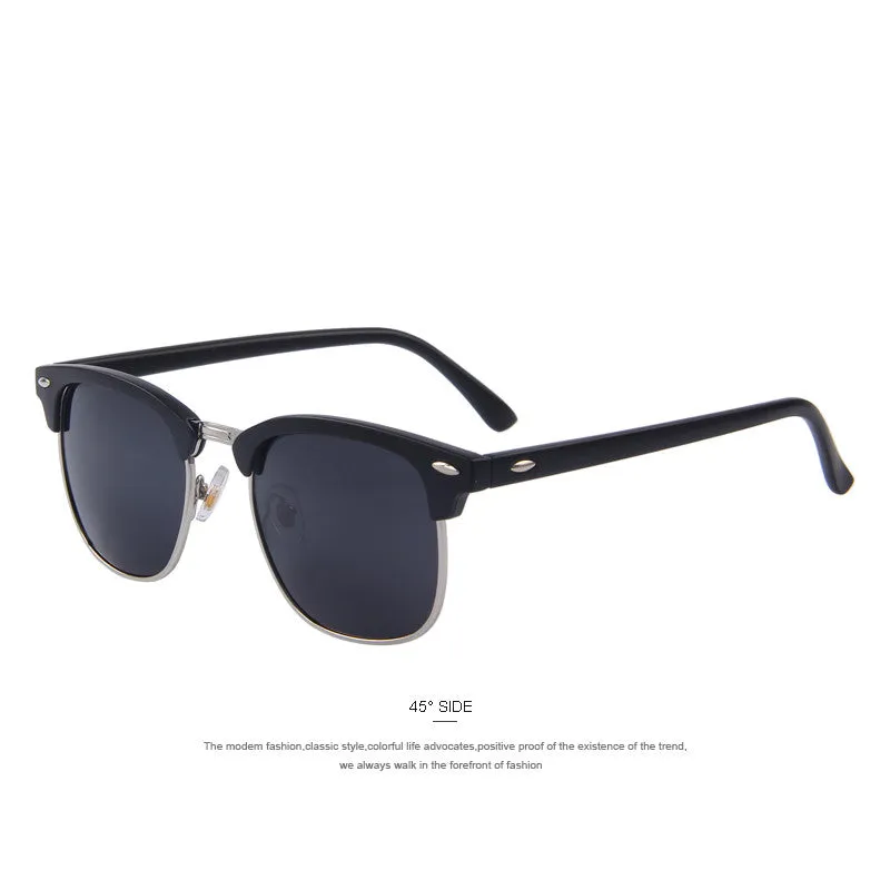 Men Retro Rivet Polarized Sunglasses Classic Brand Designer Unisex Sunglasses UV400