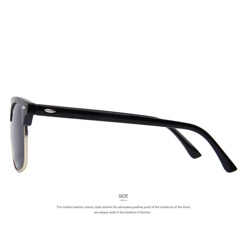 Men Retro Rivet Polarized Sunglasses Classic Brand Designer Unisex Sunglasses UV400