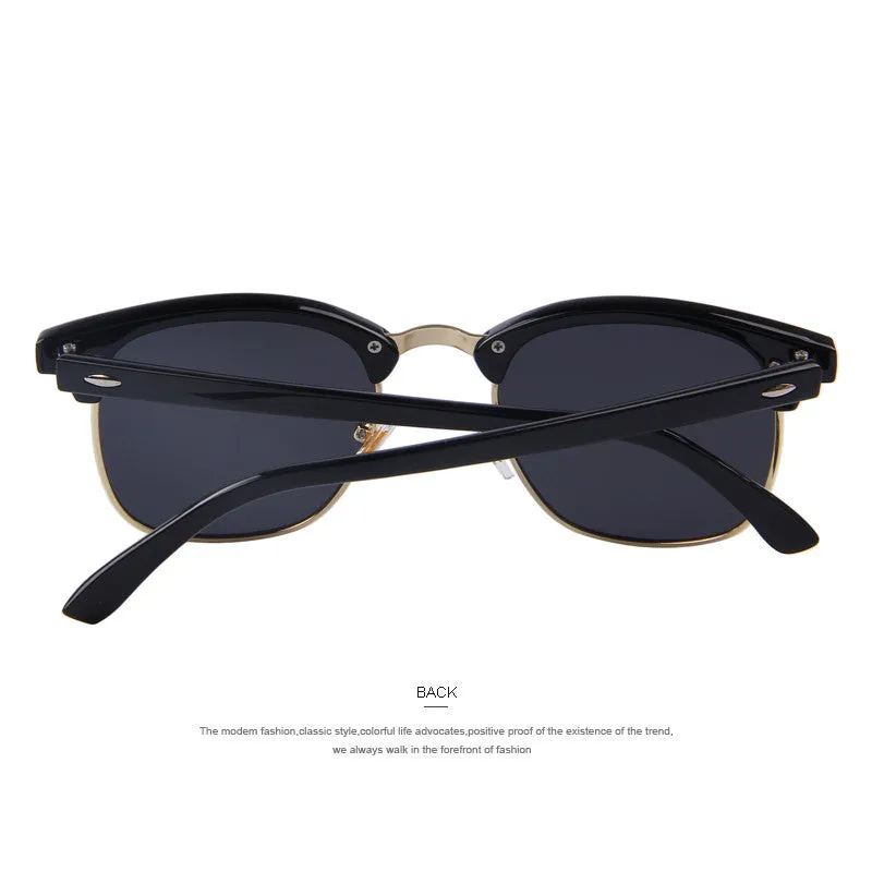 Men Retro Rivet Polarized Sunglasses Classic Brand Designer Unisex Sunglasses UV400