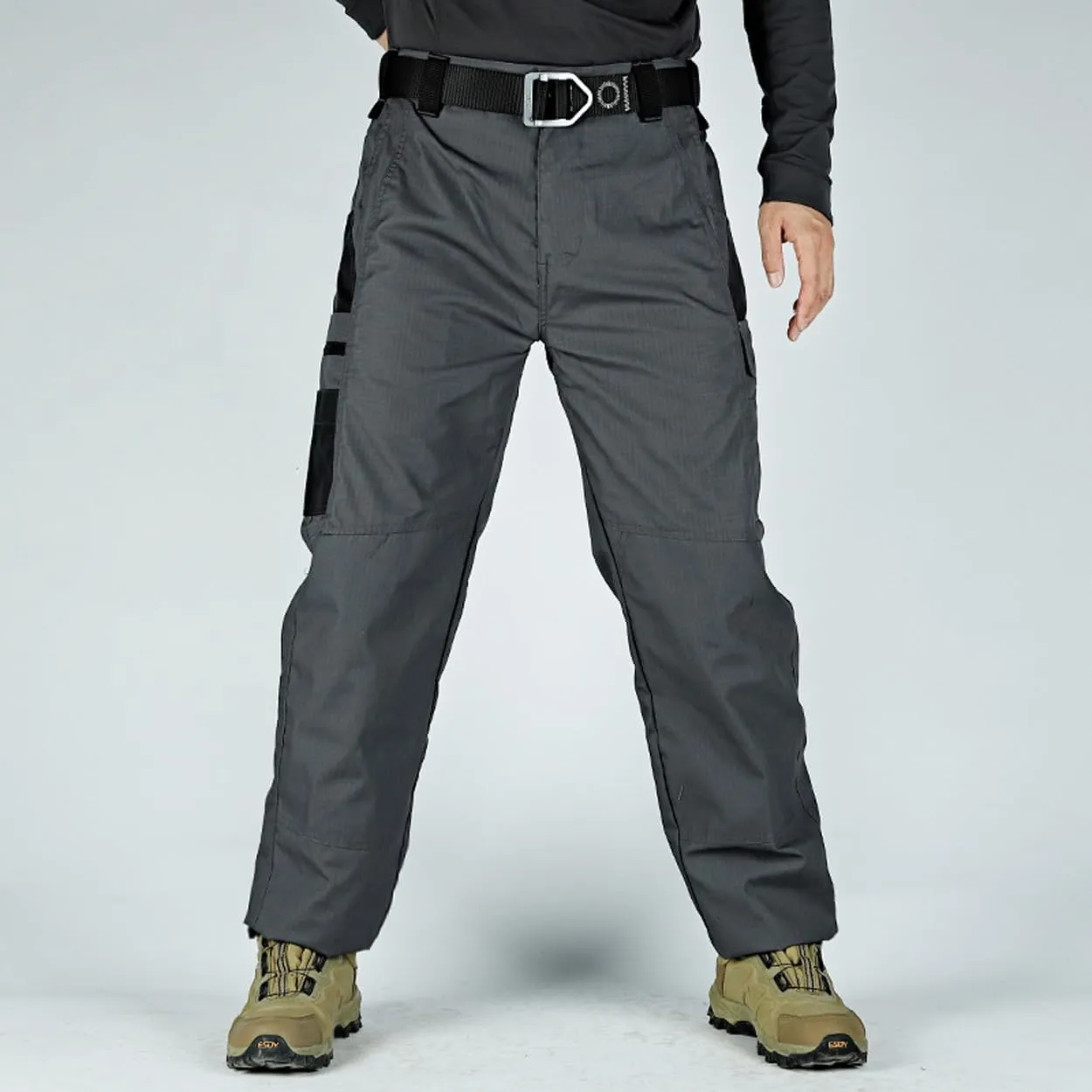 Men Tactical Cargo Pants Multi-Pocket Waterproof Jogger Pants Outdoor Casual Hiking Trousers Overalls