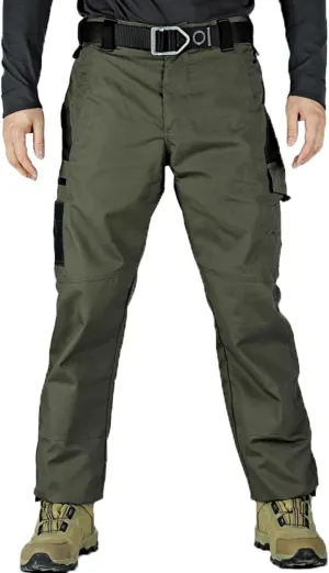 Men Tactical Cargo Pants Multi-Pocket Waterproof Jogger Pants Outdoor Casual Hiking Trousers Overalls
