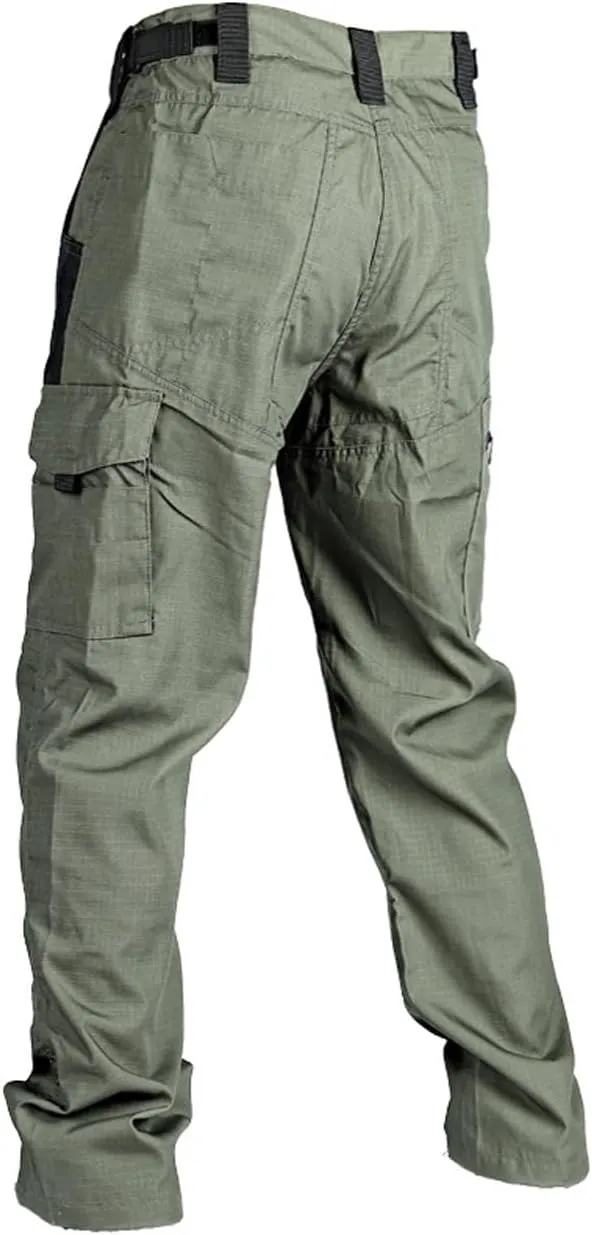 Men Tactical Cargo Pants Multi-Pocket Waterproof Jogger Pants Outdoor Casual Hiking Trousers Overalls