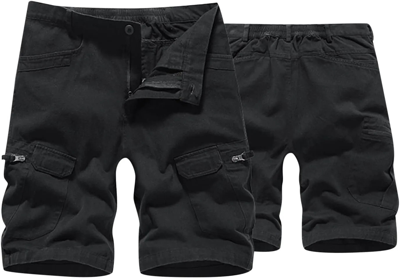 Men Work Short Quick Dry Hiking Shorts Men's Cargo Casual Outdoor 4-Way Stretchy Lightweight Summer Short with Multi Pockets