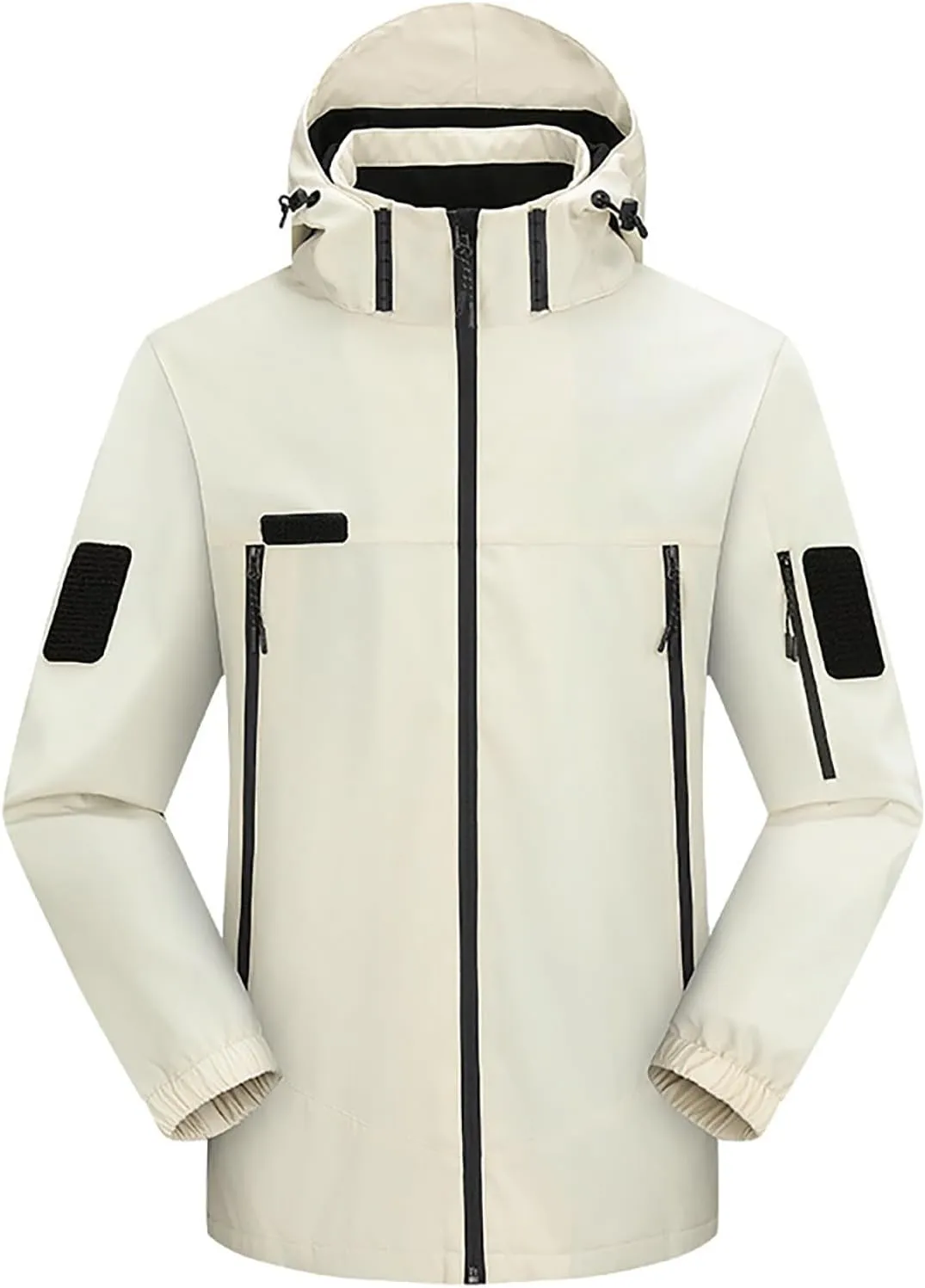 Mens 2023 Packable Rain Jacket Lightweight Waterproof Raincoat with Hood Running Hiking Waterproof Outdoor Jackets