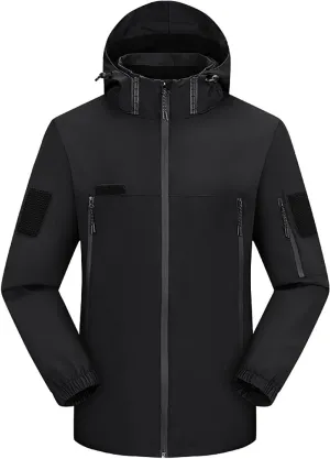 Mens 2023 Packable Rain Jacket Lightweight Waterproof Raincoat with Hood Running Hiking Waterproof Outdoor Jackets
