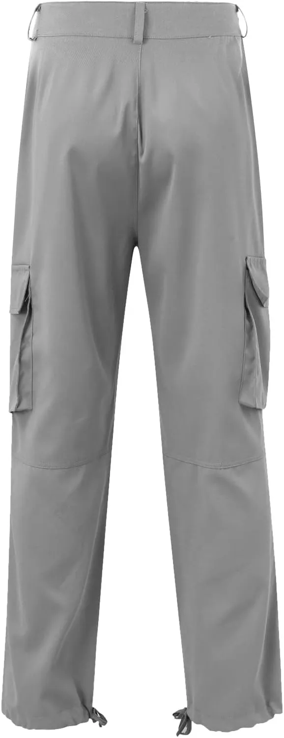 Men's Cargo Jogger Pants Slim Fit Tactical Pants with Zipper Pockets Men's Cargo Work Pant Casual Trousers Stretch Sweatpant