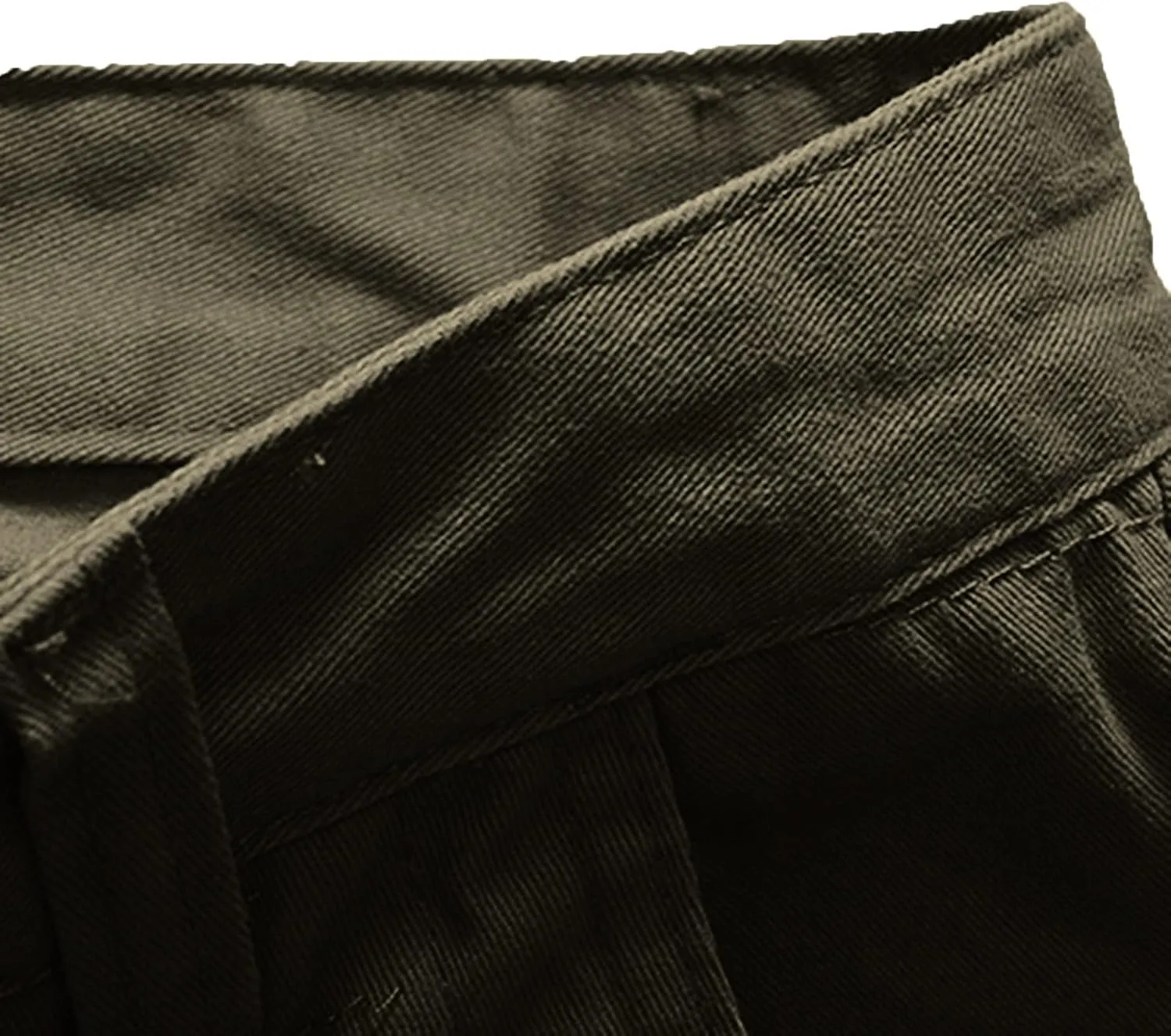Men's Cargo Shorts Elastic Waistband Drawstring Summer Casual Cotton Shorts Big & Tall Relaxed Fit Work Shorts Outdoor Short