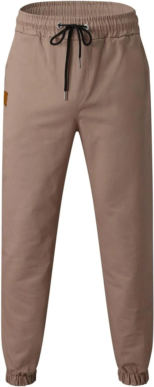 Mens Fashion Joggers Sports Pants Casual Cotton Cargo Pants Gym Sweatpants Trousers Mens Long Pant Men Chino Cargo Pants