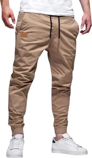 Mens Fashion Joggers Sports Pants Casual Cotton Cargo Pants Gym Sweatpants Trousers Mens Long Pant Men Chino Cargo Pants