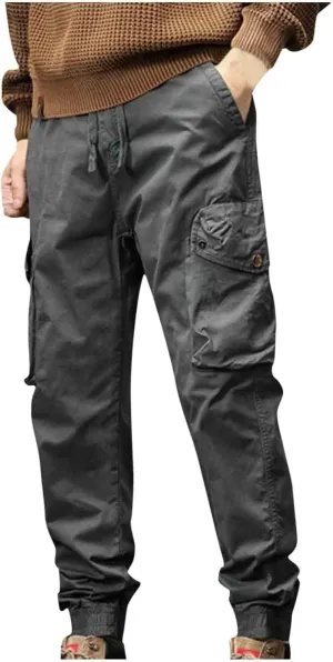Mens Hiking Pants Water Resistant Tactical Pants Lightweight Military Pant Outdoor Work Cargo Pants Multi Pocket