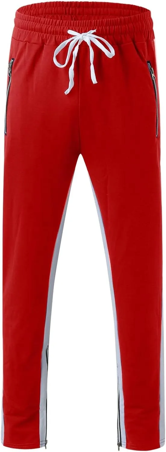 Men's Joggers Mens Sweatpants Athletic Cargo Pants for Men Casual Work Trousers Tactical Pants Rip-Stop Hiking Pants