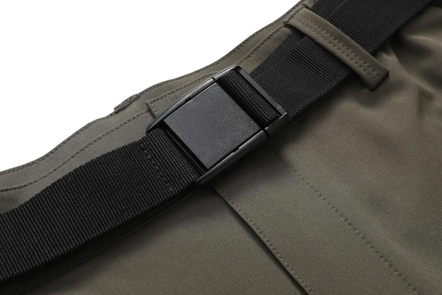 Men's Lightweight Hiking Pants Quick-Dry Waterproof Outdoor Cargo Pants with Stretchable Waist