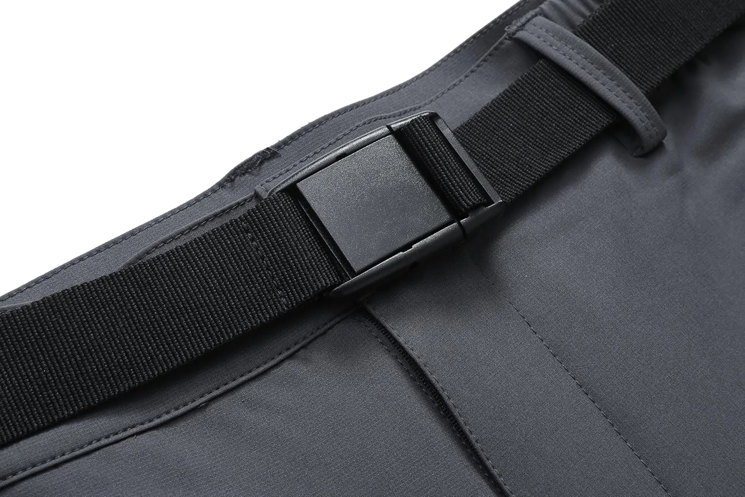 Men's Lightweight Hiking Pants Quick-Dry Waterproof Outdoor Cargo Pants with Stretchable Waist