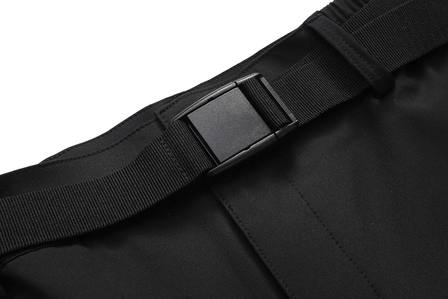 Men's Lightweight Hiking Pants Quick-Dry Waterproof Outdoor Cargo Pants with Stretchable Waist
