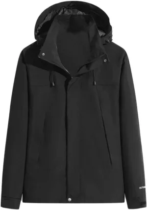 Mens Lightweight Jackets Casual Solid Color Hooded Thick Zipper Pocket Thick Coat Thick Jacket Womens Hoodies Mens