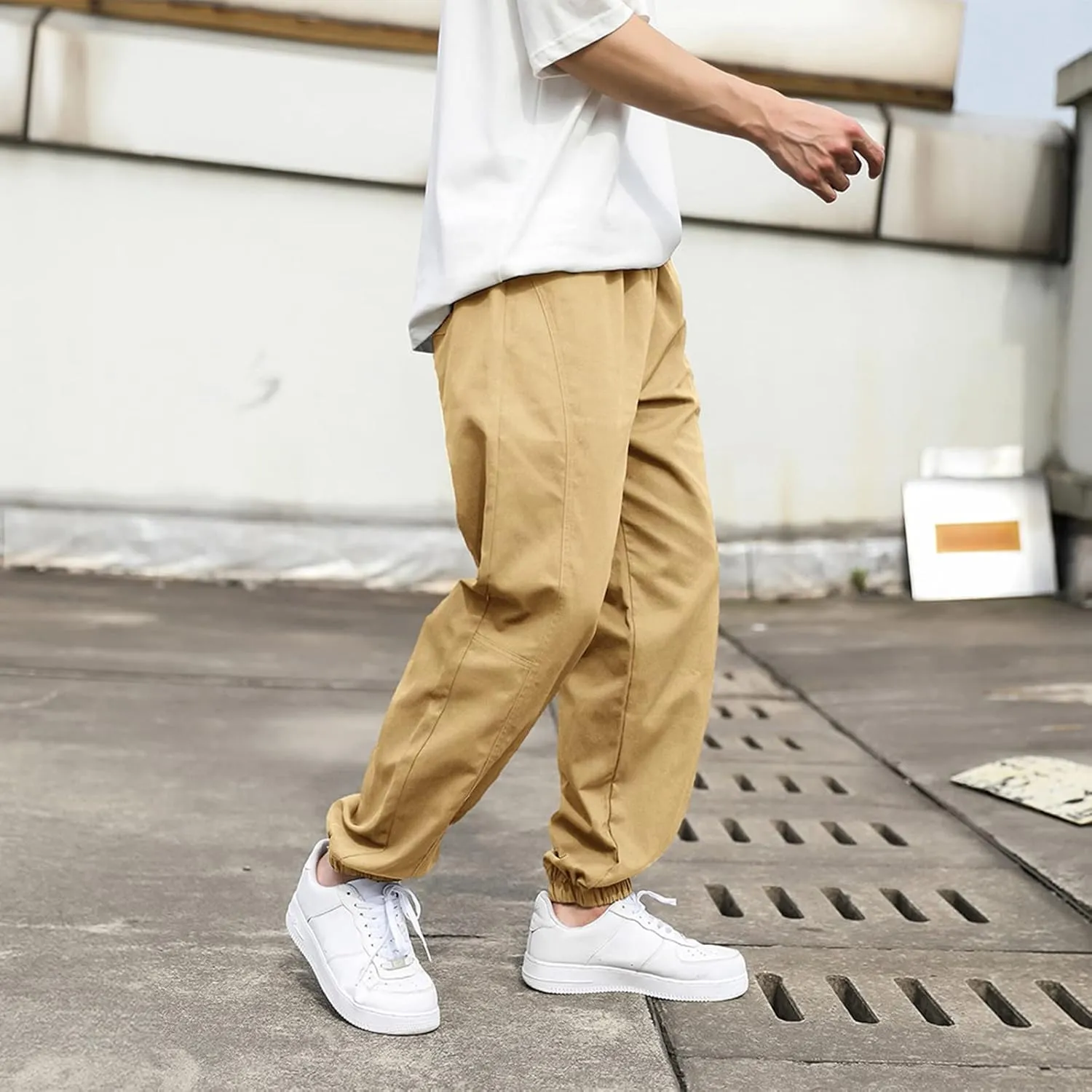 Men's Lightweight Joggers Quick Dry Cargo Hiking Pants Track Running Workout Athletic Travel Golf Casual Outdoor Pants Jogger