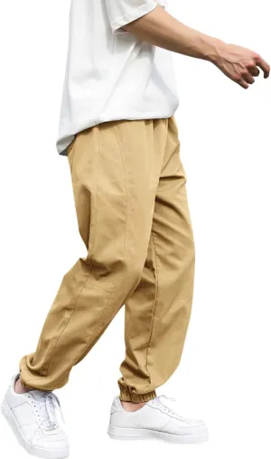 Men's Lightweight Joggers Quick Dry Cargo Hiking Pants Track Running Workout Athletic Travel Golf Casual Outdoor Pants Jogger
