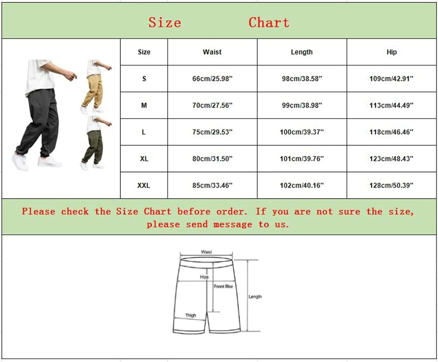 Men's Lightweight Joggers Quick Dry Cargo Hiking Pants Track Running Workout Athletic Travel Golf Casual Outdoor Pants Jogger