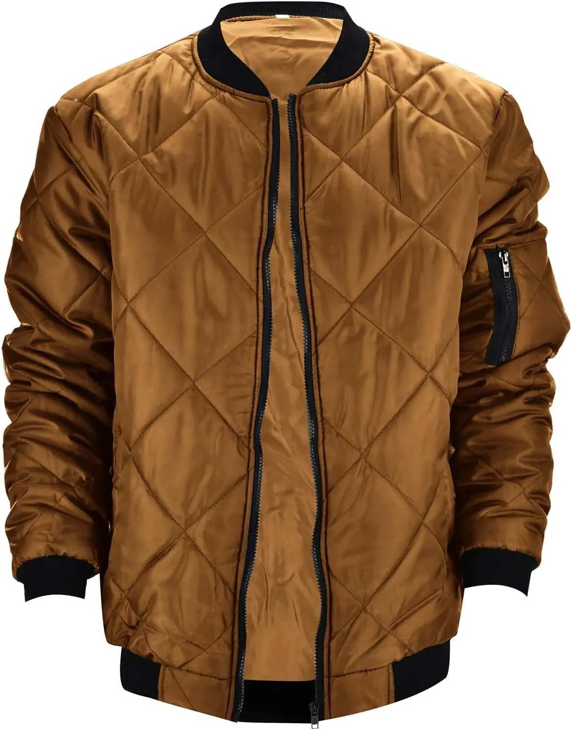 Mens Lightweight Puffer Jacket Insulated Water Resistant Outdoor Winter Down Jacket for Men
